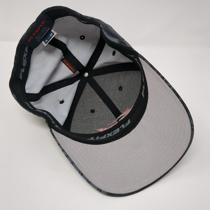 Edge Performance Sports Fitted Hat Camo S-M Embroidered Flexfit Yupoong