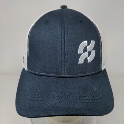 Ferguson Facilities Supply Strapback Trucker Hat Blue OS Adjustable Mesh Back