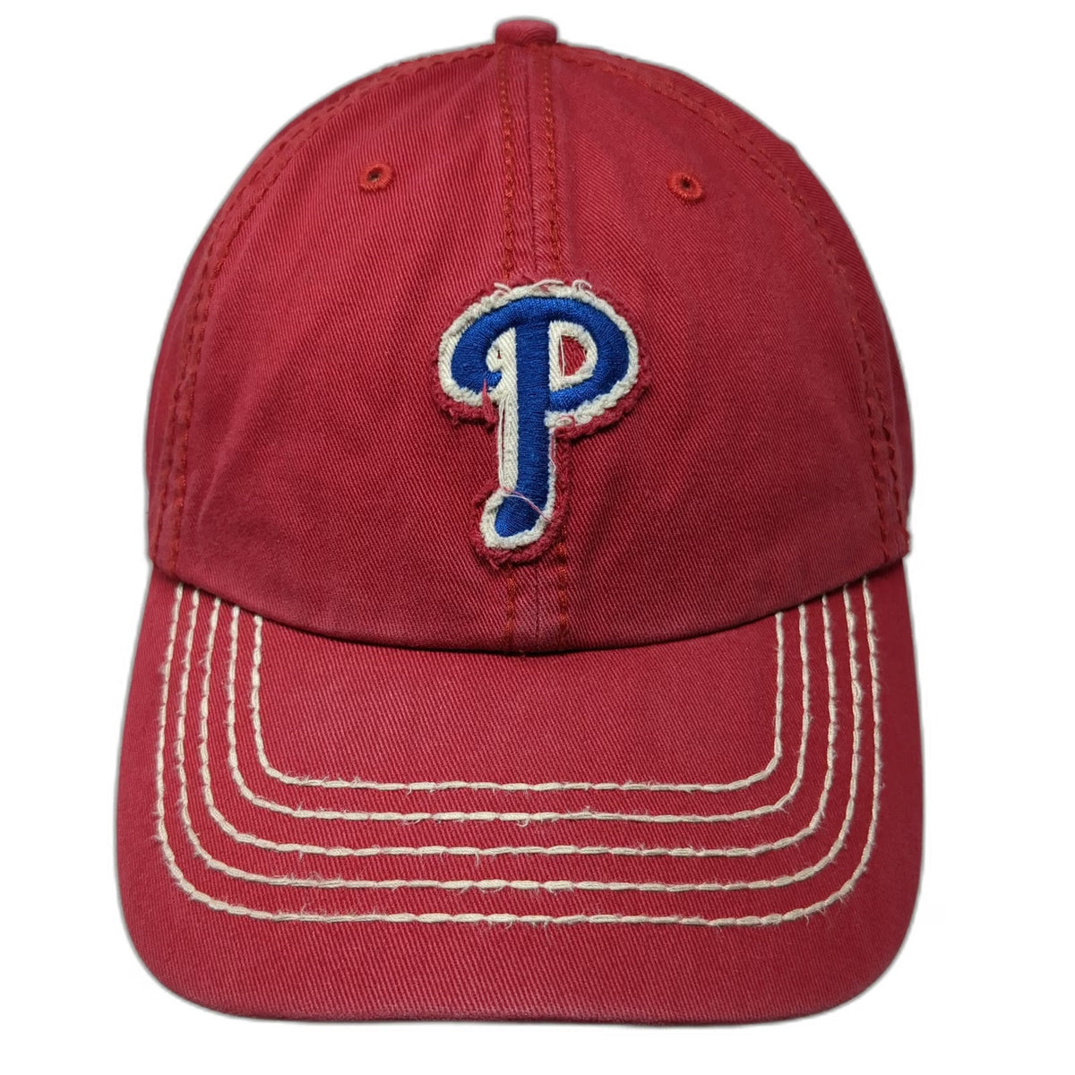 47 Brand Philadelphia Phillies MLB Baseball Cap Red One Size Slideback Hat Logo