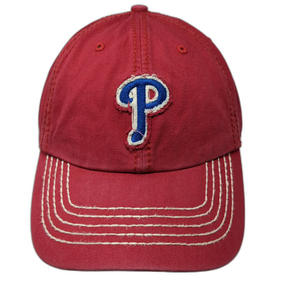 47 Brand Philadelphia Phillies MLB Baseball Cap Red One Size Slideback Hat Logo