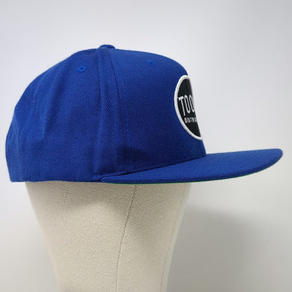 Yupoong Snapback Hat Blue One Size Toobs Distribution Flat Brim Green Undervisor