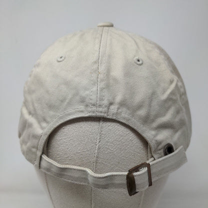 Okuma Slideback Hat Tan OSFA Embroidered Adjustable 6 Panel Yupoong