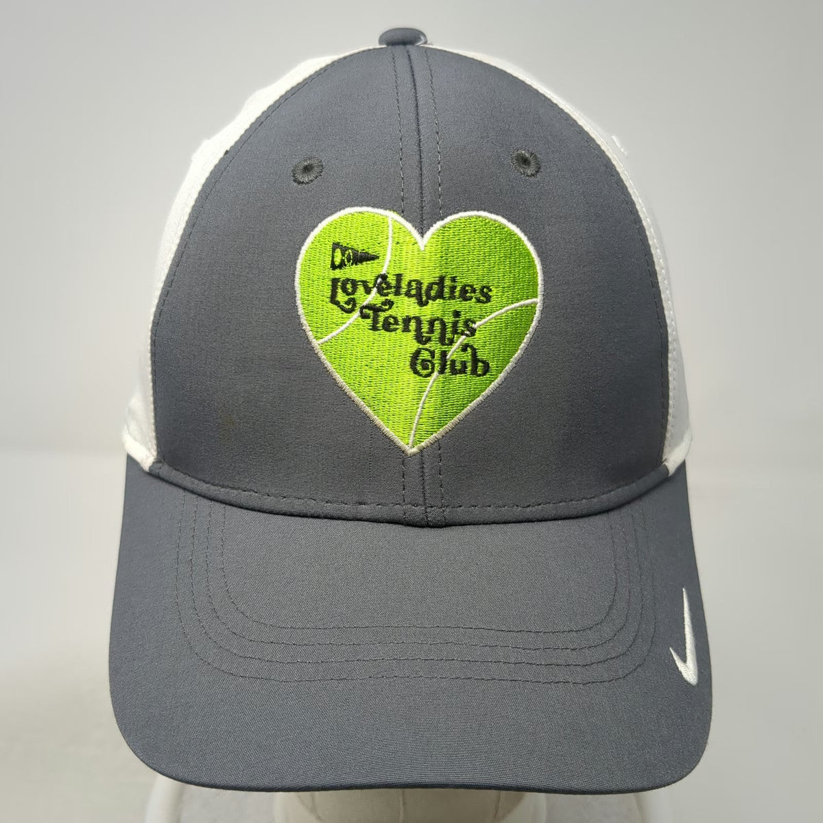 Nike Baseball Cap Gray One Size Loveladies Tennis Club LBI Dri-Fit Legacy91 Hat