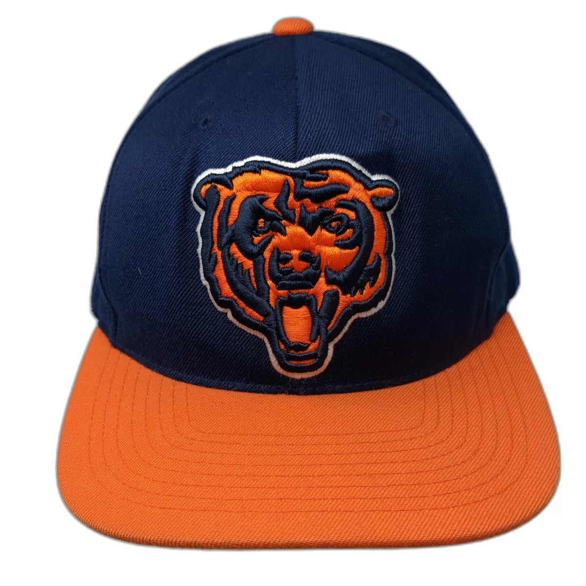 Mitchell & Ness Chicago Bears NFL Snapback Hat Blue Orange One Size Green Brim