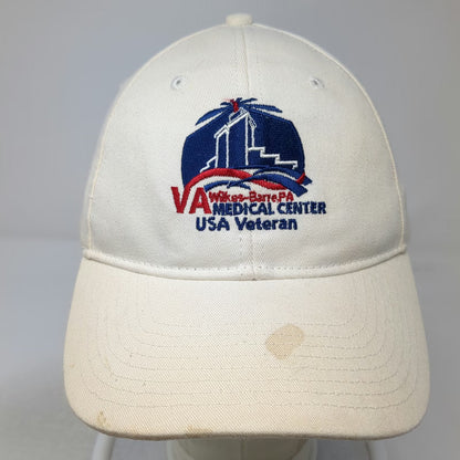 Bayside Baseball Cap Beige One Size Wilkes-Barre VA USA Veteran Hat Strapback