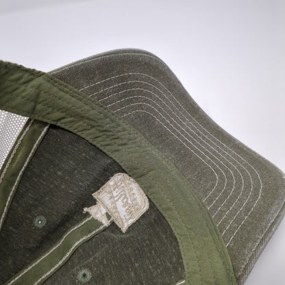 Hillcrest Country Club Snapback Trucker Hat Brown One Size Mesh Back