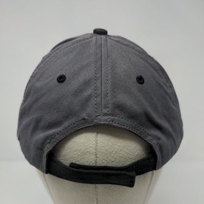 FLYNN Construction Inc. Strapback Hat Gray OS Adjustable Embroidered Cotton