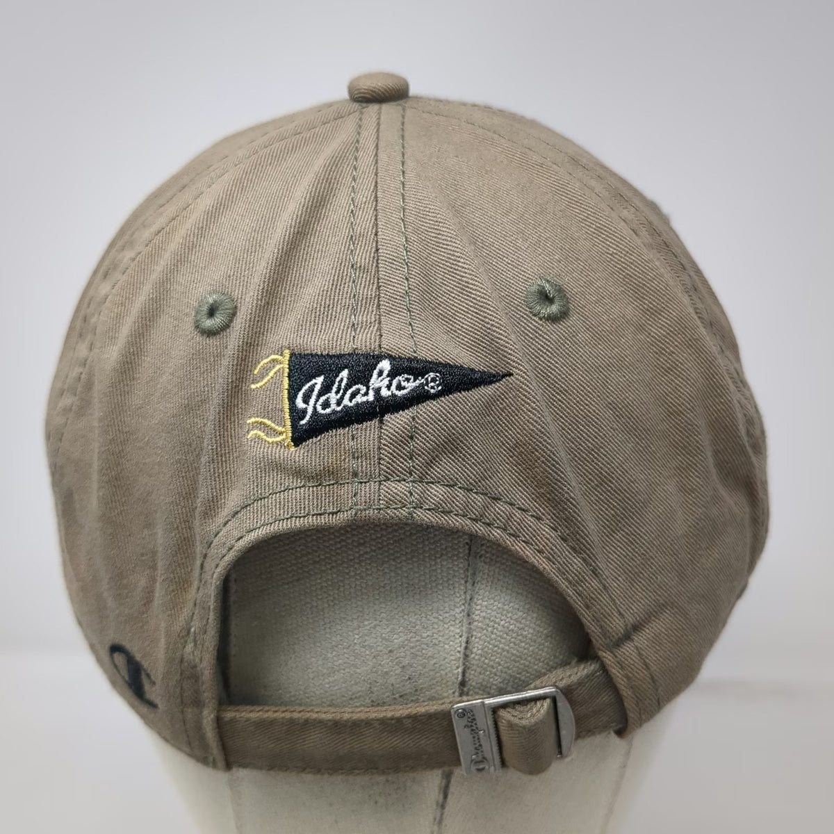 Champion Idaho State Polka Dot Pennant Baseball Cap Brown One Size Slideback Hat