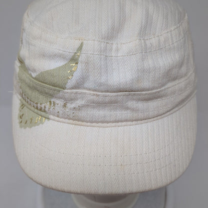 Unbranded Strapback Cadet Army Cap Tan One Size Adjustable Lightweight Cotton