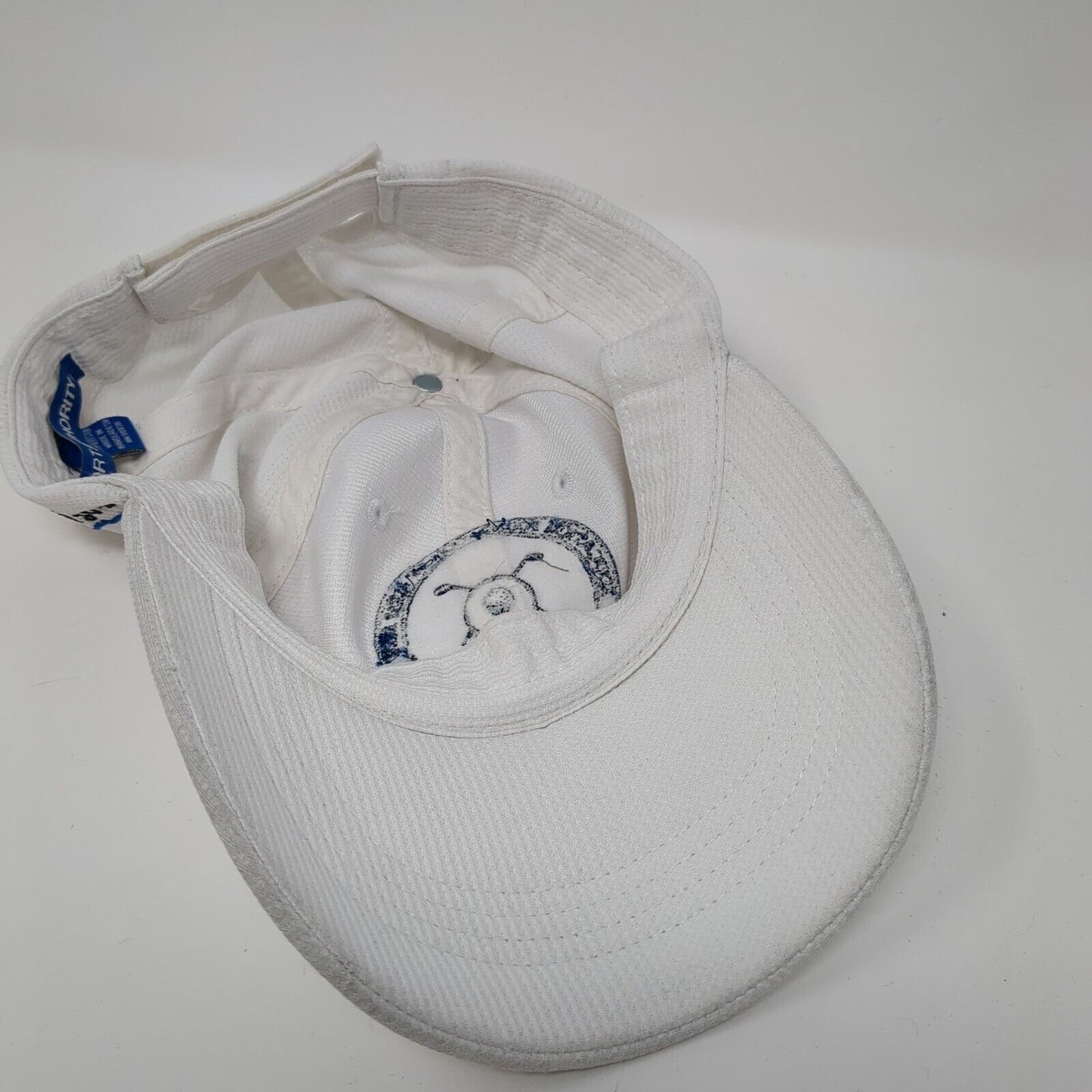 Linking Up Fore Kids Blue Cross of Idaho Strapback Hat White One Size Adjustable