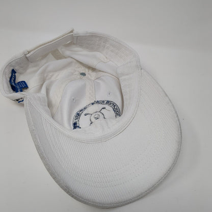 Linking Up Fore Kids Blue Cross of Idaho Strapback Hat White One Size Adjustable