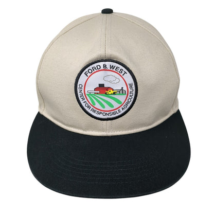 Ford B. West Center For Responsible Agriculture Snapback Hat Beige OS Adjustable