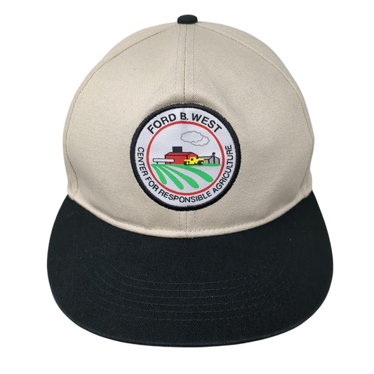 Ford B. West Center For Responsible Agriculture Snapback Hat Beige OS Adjustable