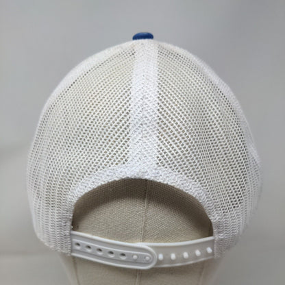 Caymas Boats Snapback Mesh Back Trucker Hat Blue One Size Cap America