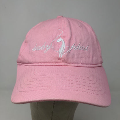 Baby Phat Women's Slideback Hat Pink Size OS Embroidered Logo 100% Cotton