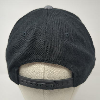 Sport-Tek Snapback Hat Black One Size Adjustable Embroidered 6 Panel Yupoong