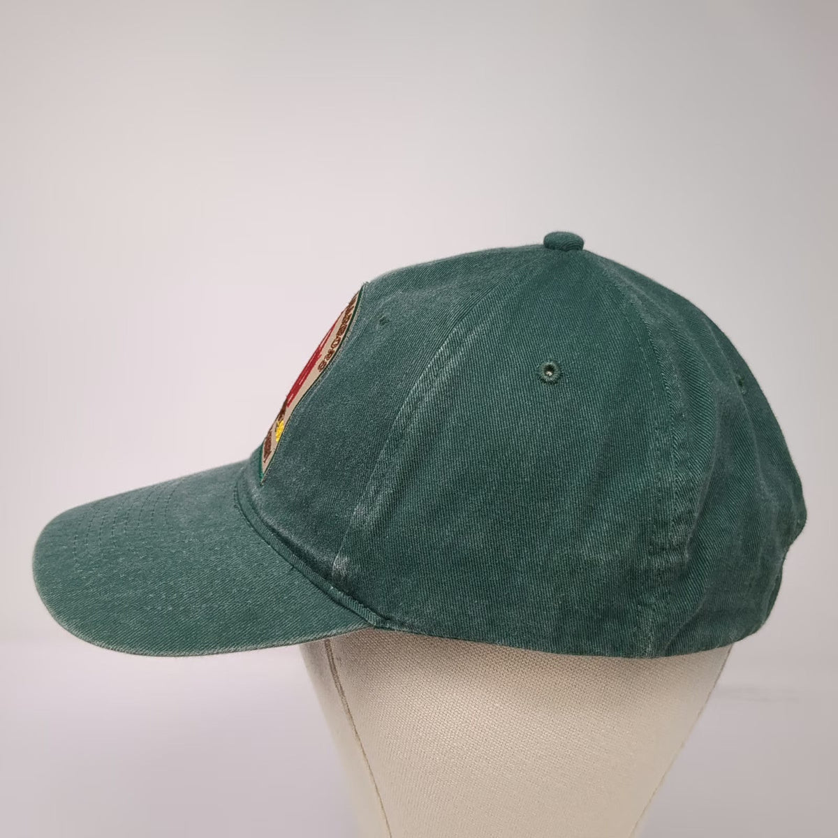 Headshot Green Baseball Cap One Size BSA Cranberry Harbors Klondike Derby Hat