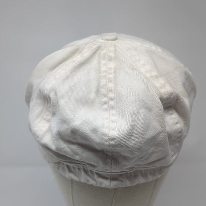 Unbranded Fitted Cadet Army Cap Hat White One Size Solid Blank Outdoor