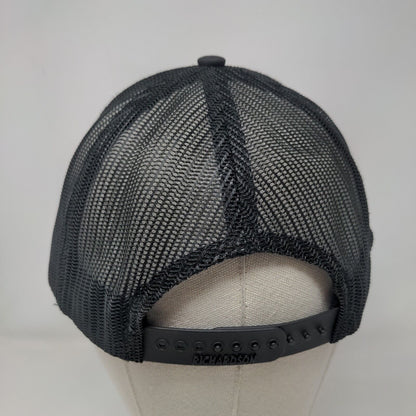 Bakcou Tribe Member Snapback Trucker Hat Black One Size Mesh Back