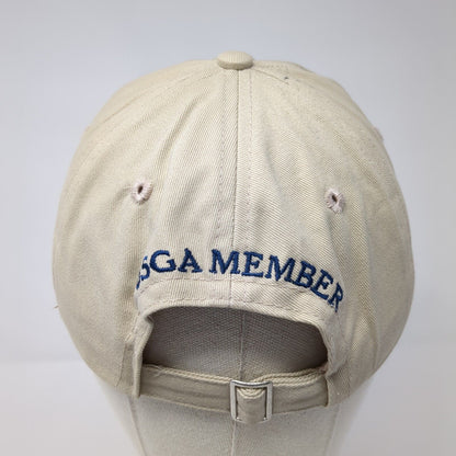 2005 US Open Pinehurst No. 2 Slideback Hat Tan One Size USGA Member