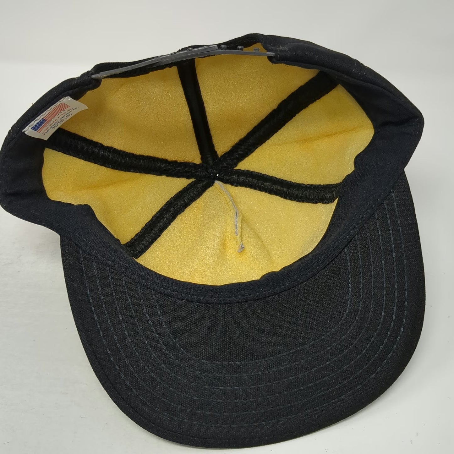 Paramount Cap Mfg Co Trucker Hat Black Vintage Snapback Agronomy Cenex Logo USA