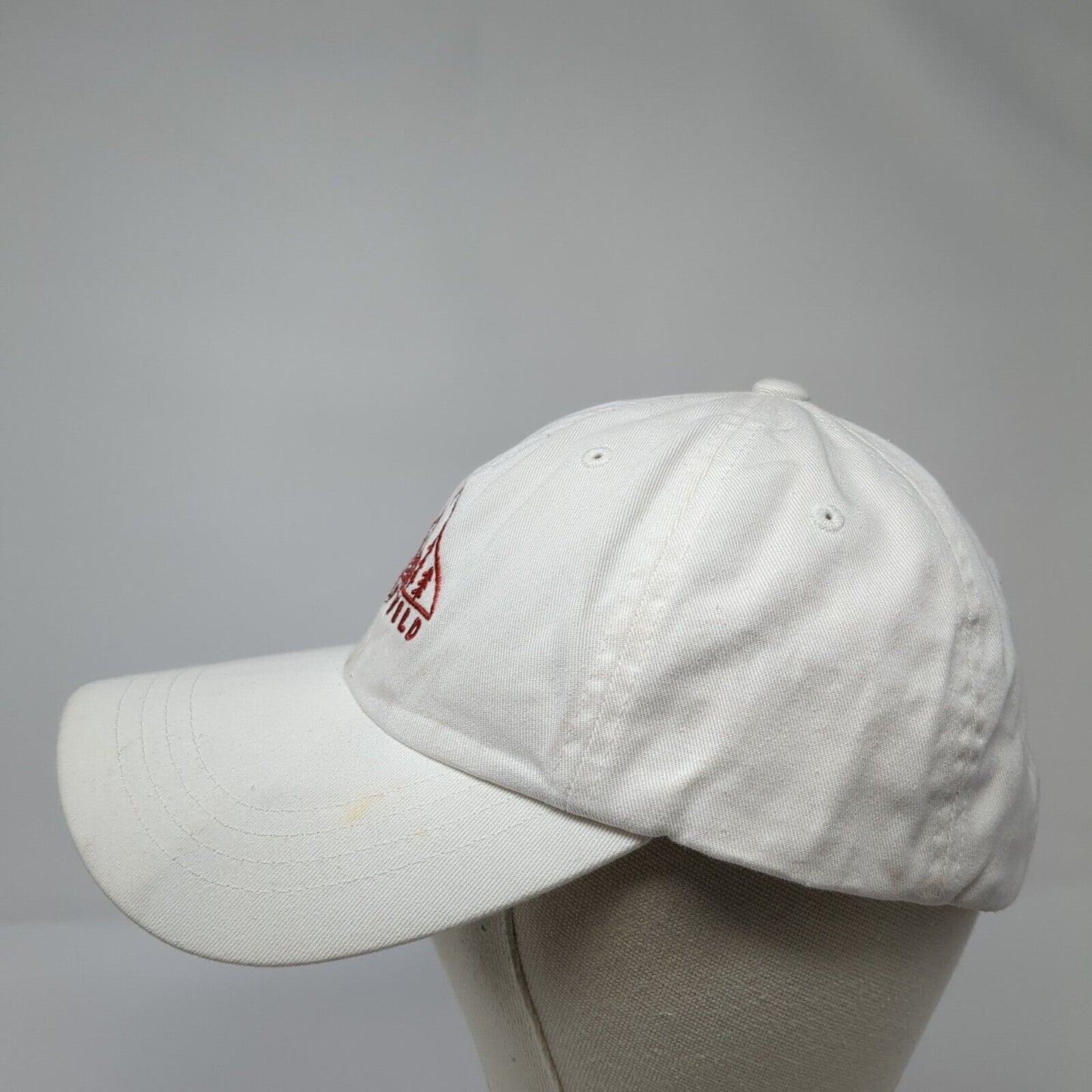 Stay Wild Slideback Hat White OSFA Embroidered The Classics Yupoong