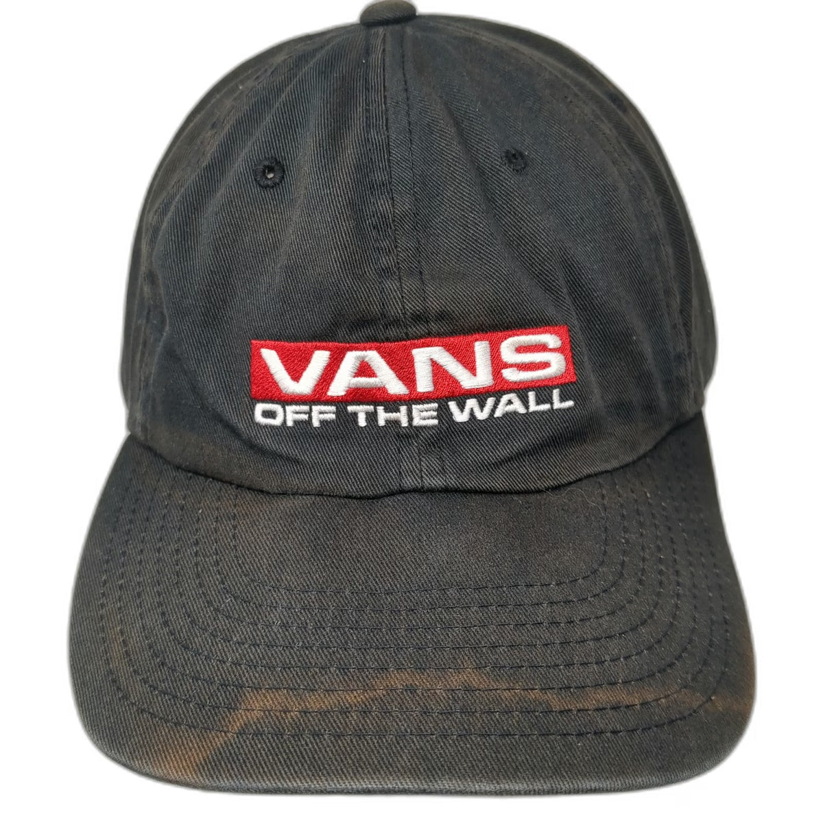 Vans Baseball Cap Black One Size Off The Wall Embroidered Hat Adjustable Skate