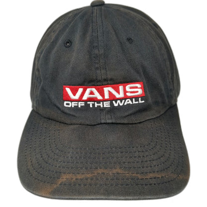 Vans Baseball Cap Black One Size Off The Wall Embroidered Hat Adjustable Skate