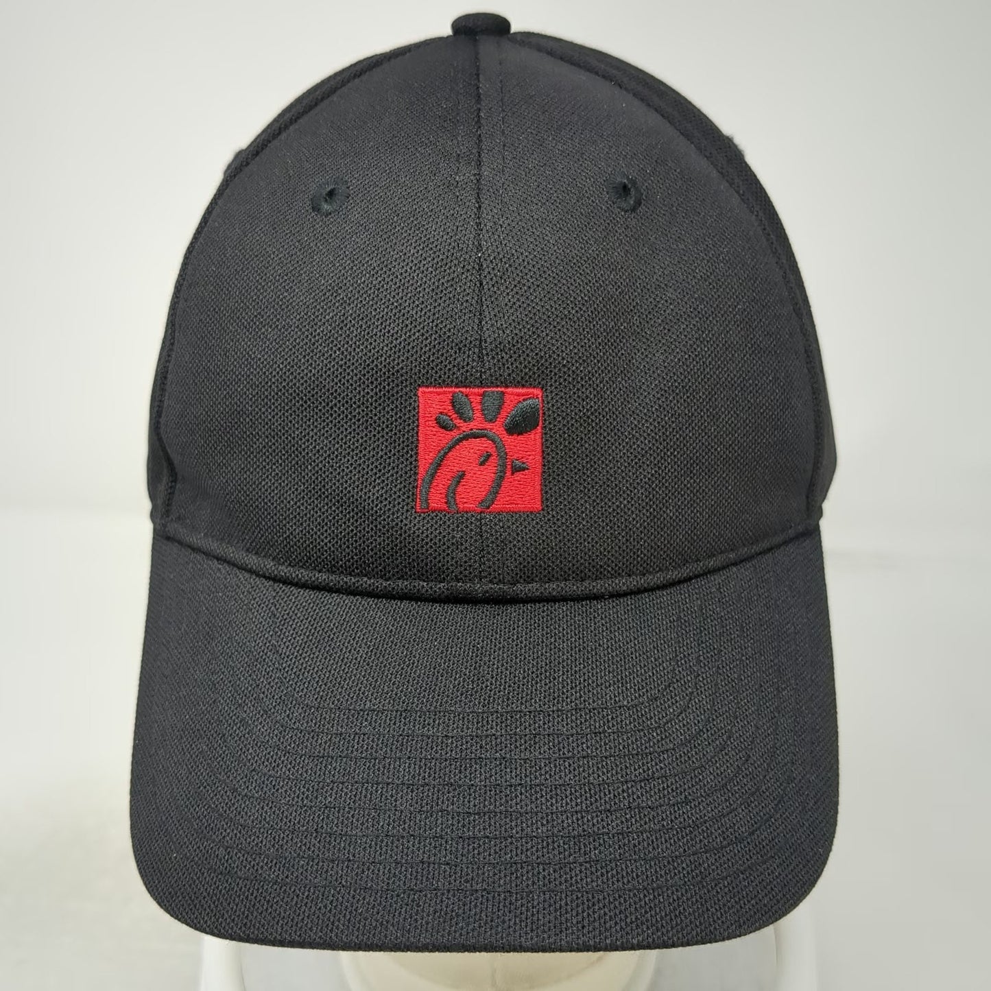 Oobe Baseball Cap Black One Size Chick-fil-A Logo Slideback Polyester Mesh Hat
