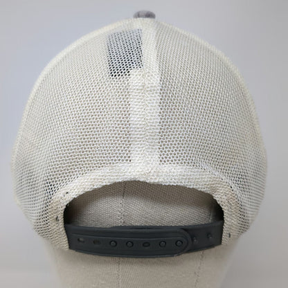 Pukka Trucker Hat Gray White One Size Tamarack Resort Patch Mesh Snapback