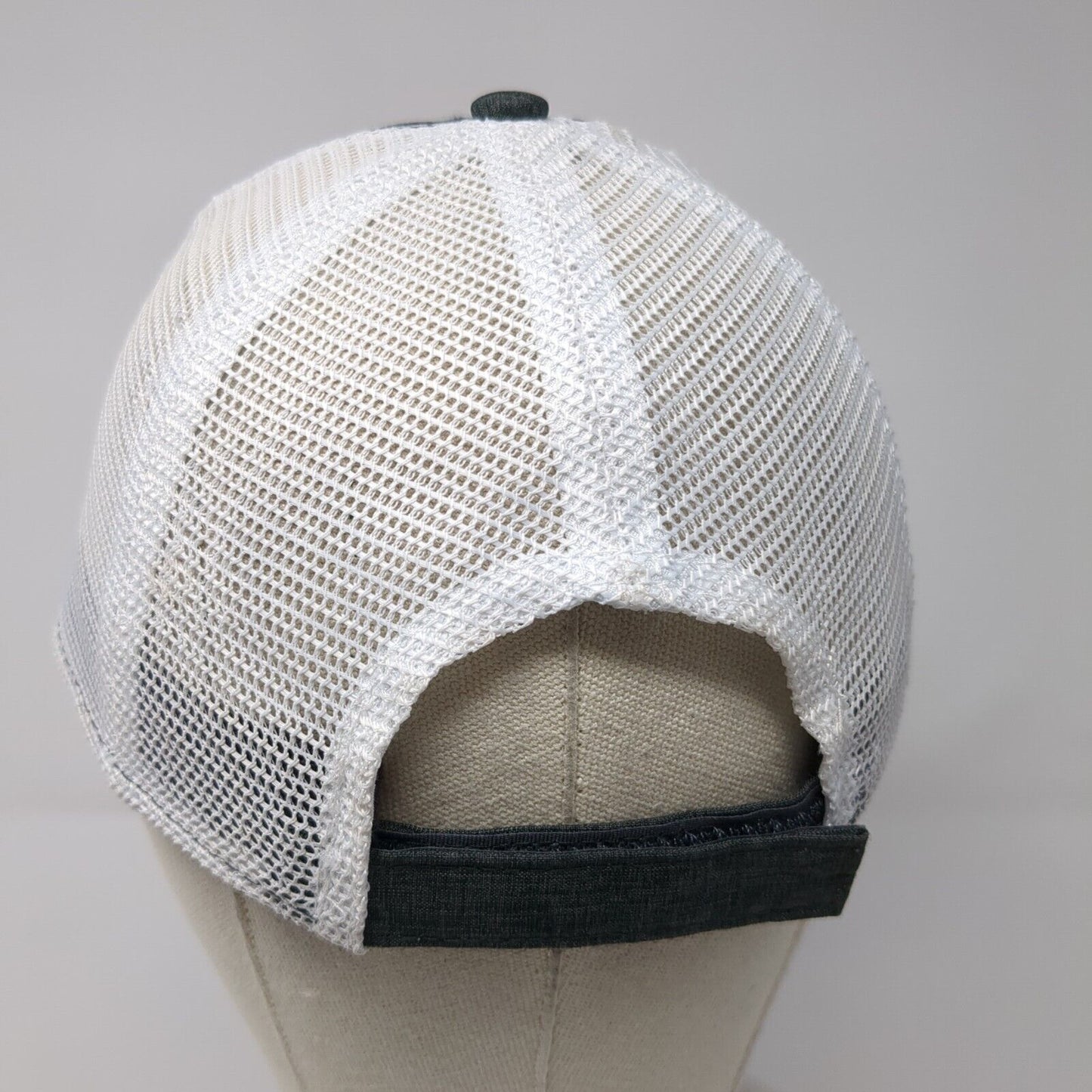 Cincinnati OH Strapback Trucker Hat Gray One Size Mesh Back Adjustable