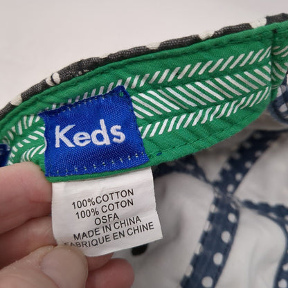 Keds Slideback Baseball Cap Multicolor One Size Adjustable Polka Dot 6 Panel