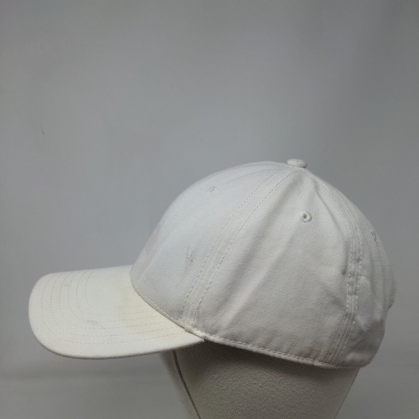 The North Face Slideback Hat Cream One Size Adjustable Embroidered 6 Panel