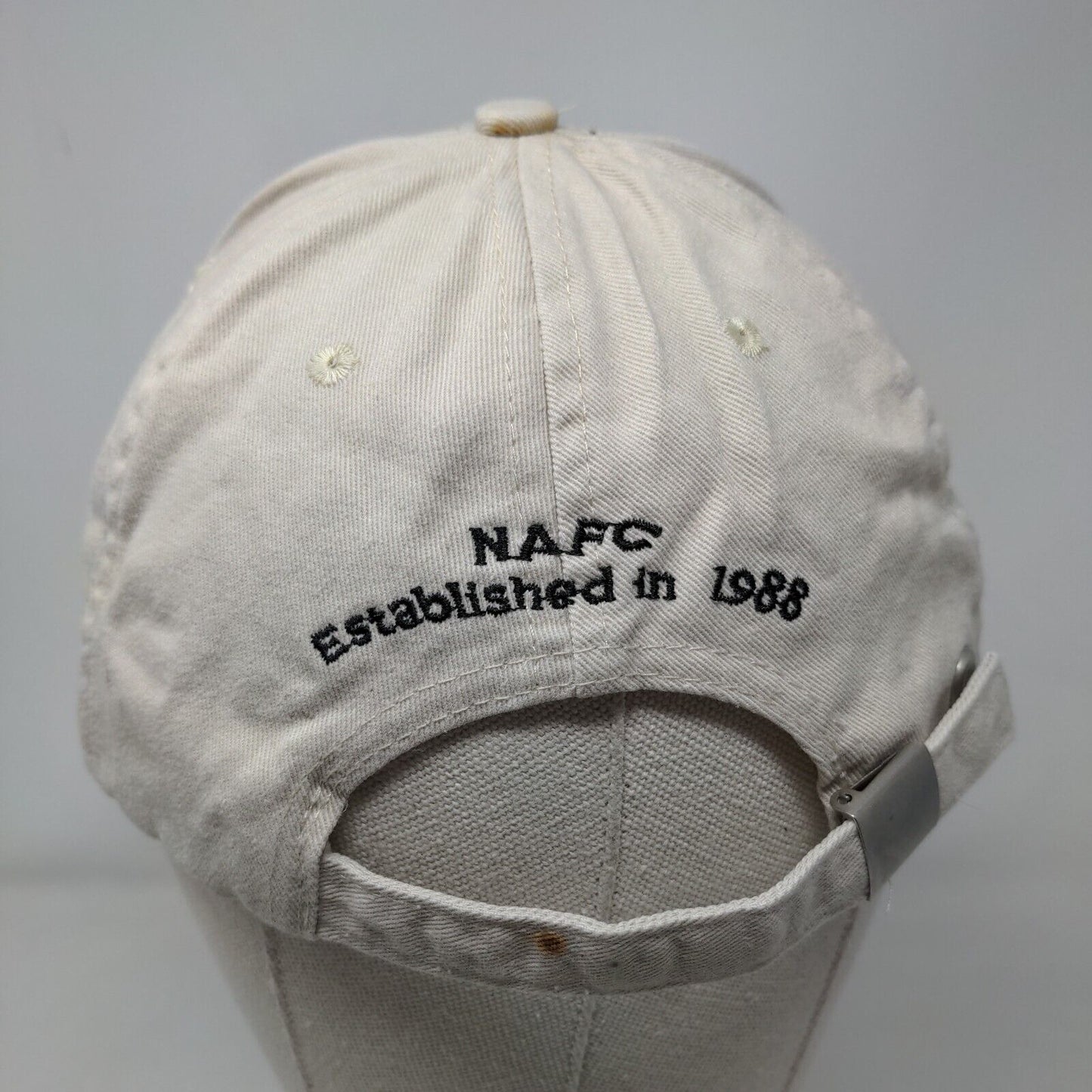 Life Member North America Fishing Club Slideback HatTan One Size Embroidered