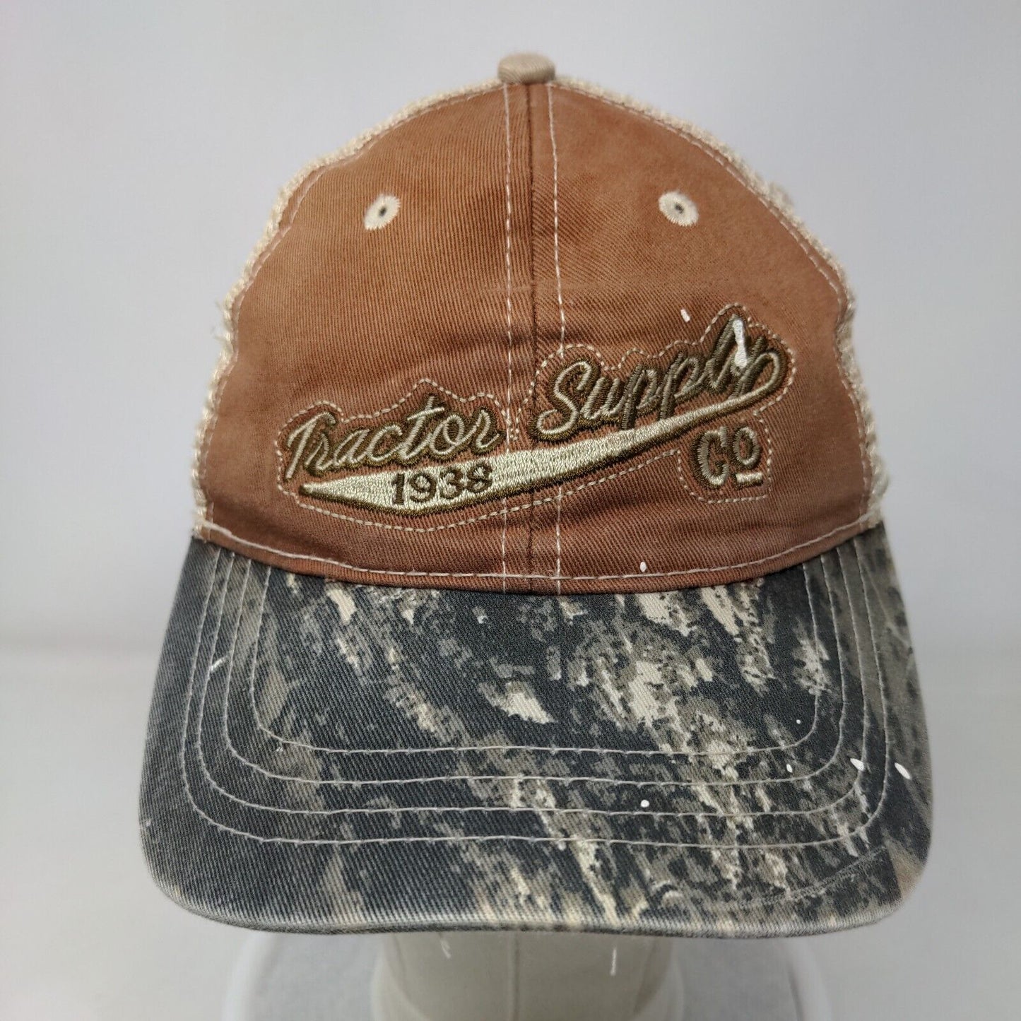 Tractor Supply Co. 1938 Strapback Trucker Hat Multicolor One Size Mesh Back