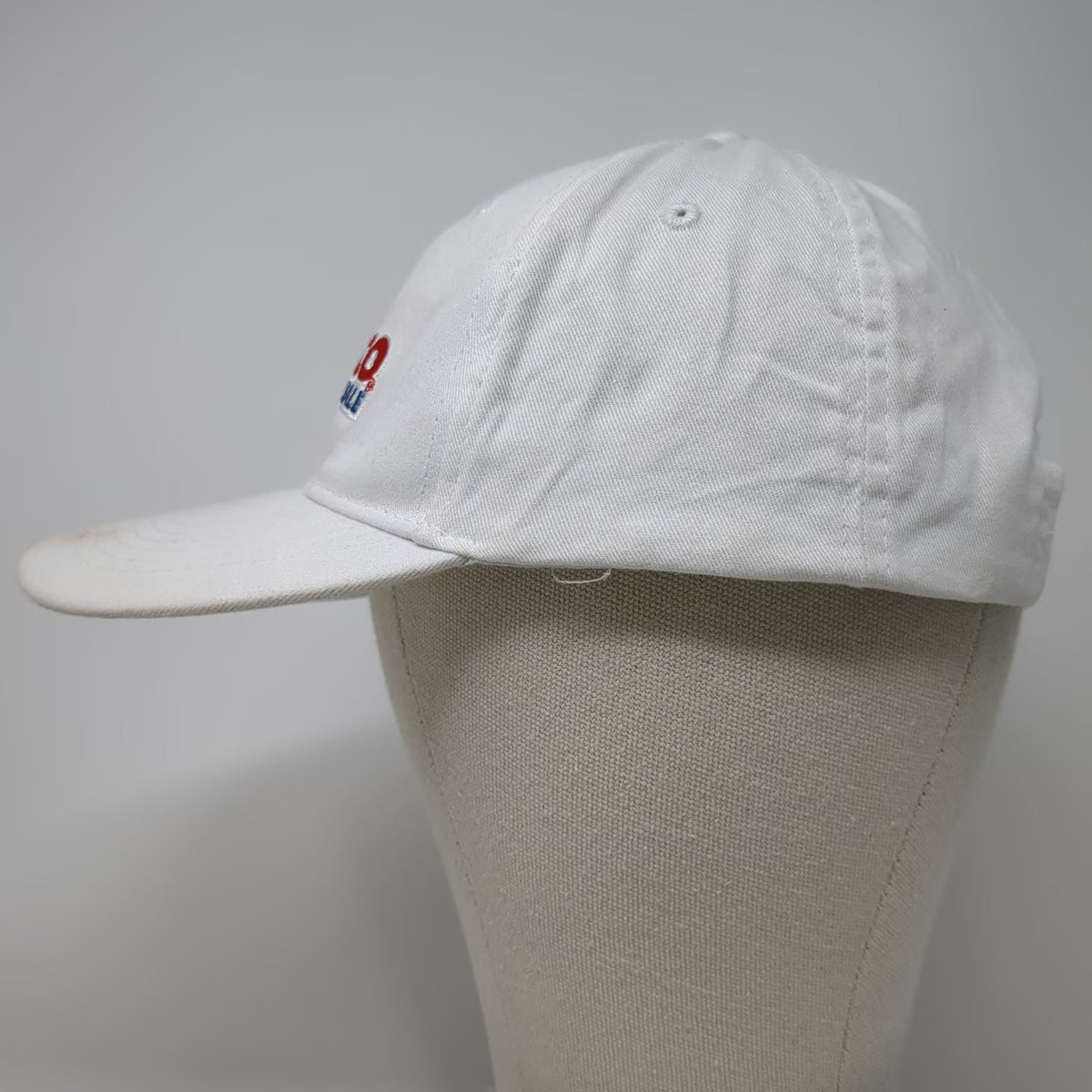 Costco Wholesale Logo Baseball Cap White One Size Slideback Embroidered Hat