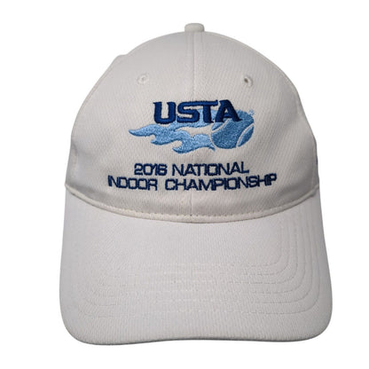 USTA 2016 National Indoor Championship Strapback Hat White One Size