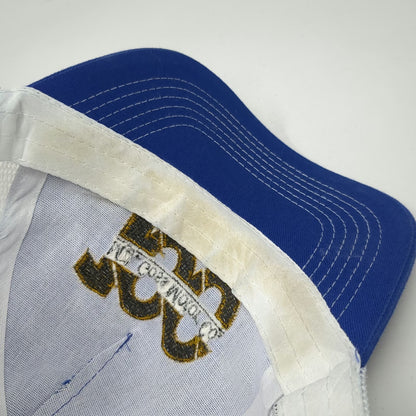 Hit Wear Trucker Hat Blue Gold White One Size M.J. Goss Motor Co 100 Anniversary