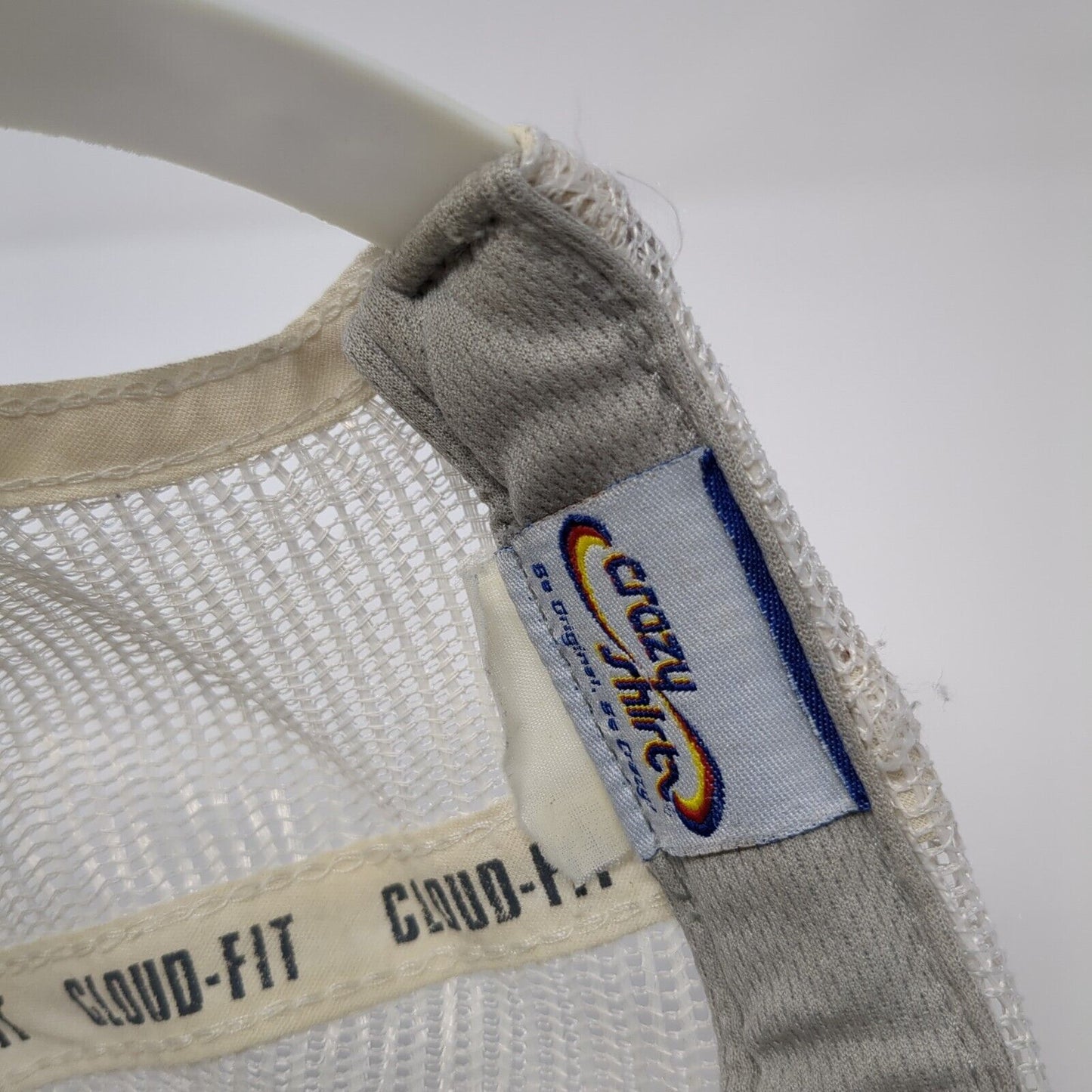 Cloud-Fit Snapback Trucker Hat Gray One Size Adjustable Mesh Back Crazy Shirts