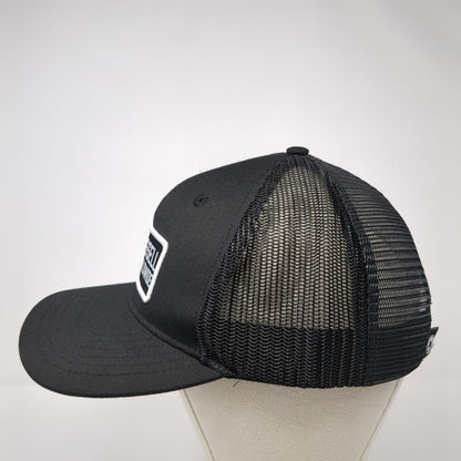 Russell Worldwide Snapback Mesh Back Trucker Hat Black One Size 6 Panel