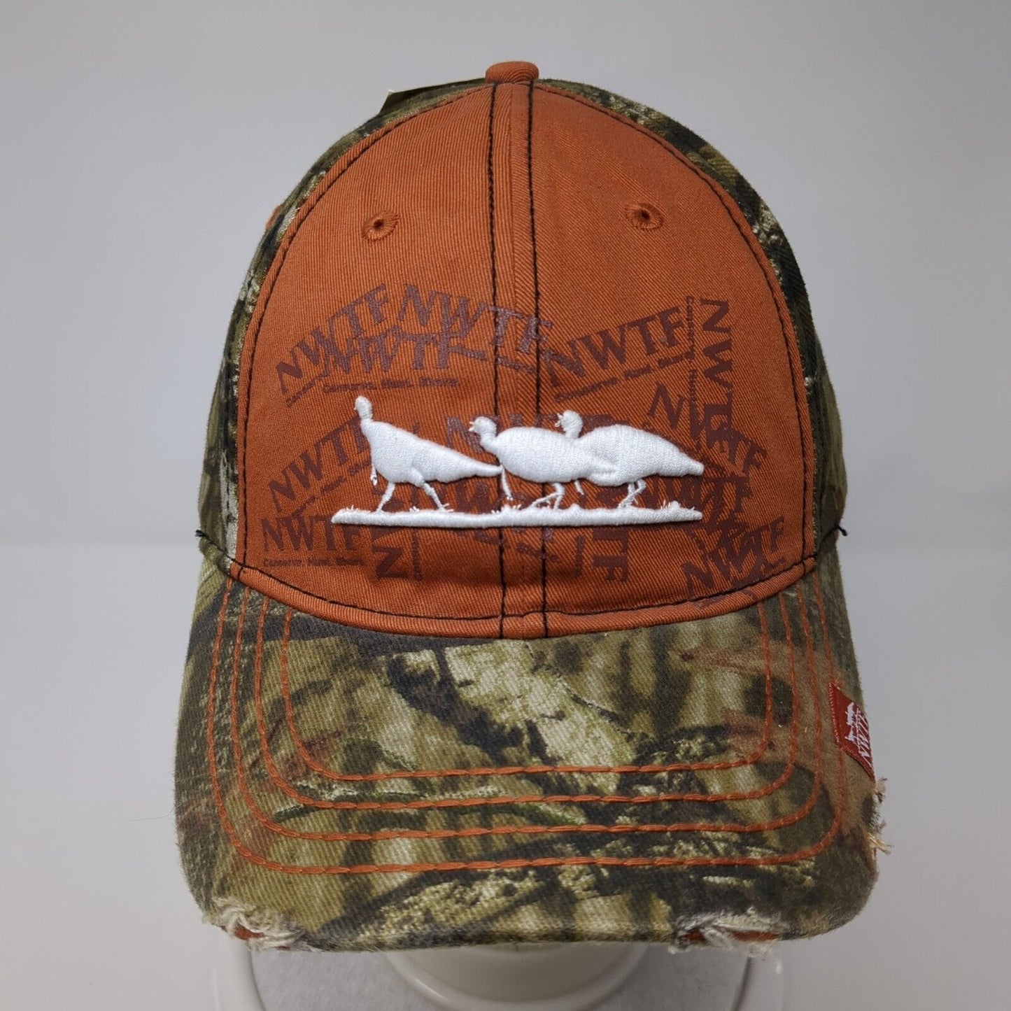 NWTF Fitted Hat Camouflage OSFA Perfect Fit Mossy Oak Hunting W/Tags