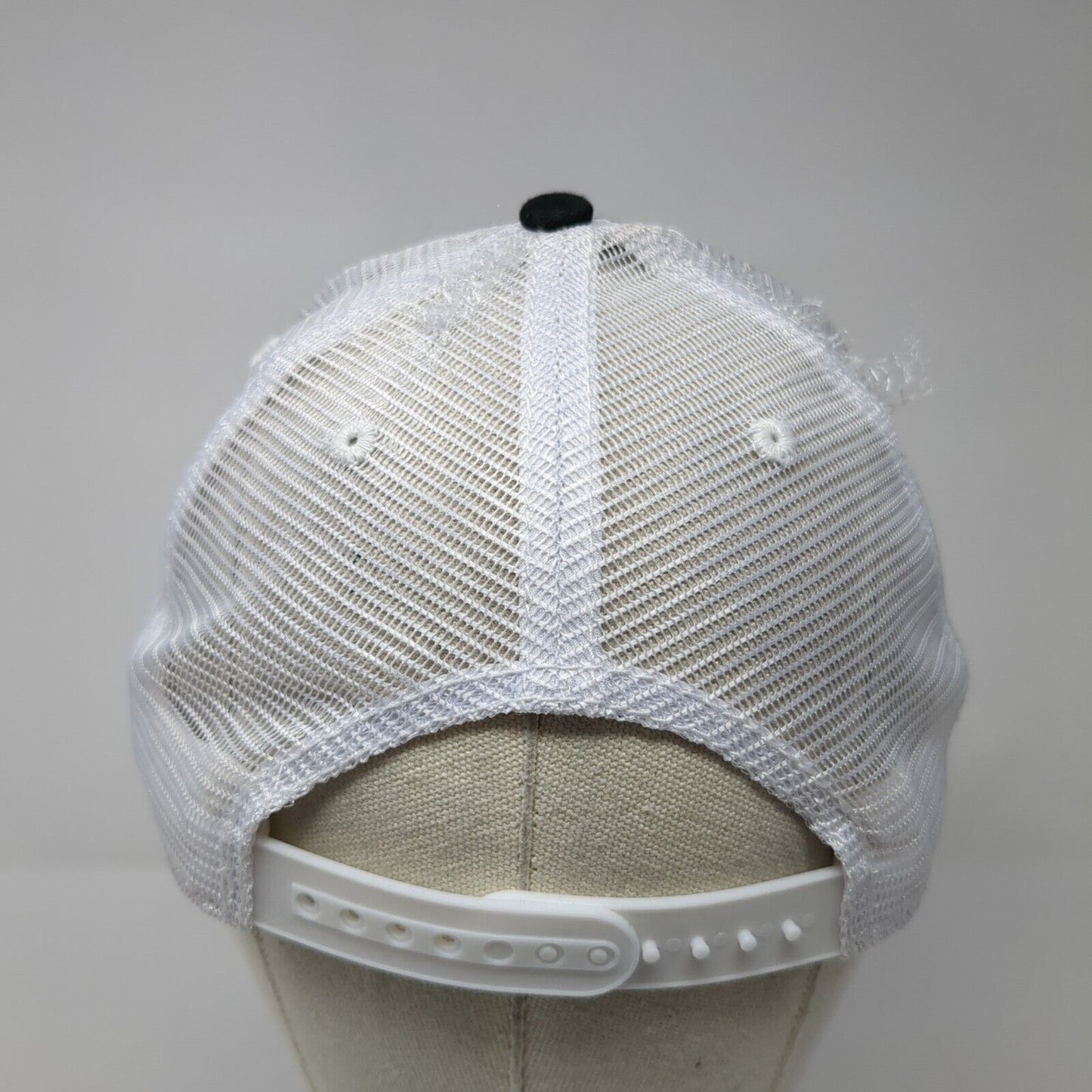 Raptor Snapback Mesh Back Trucker Hat Black One Size Embroidered 6 Panel