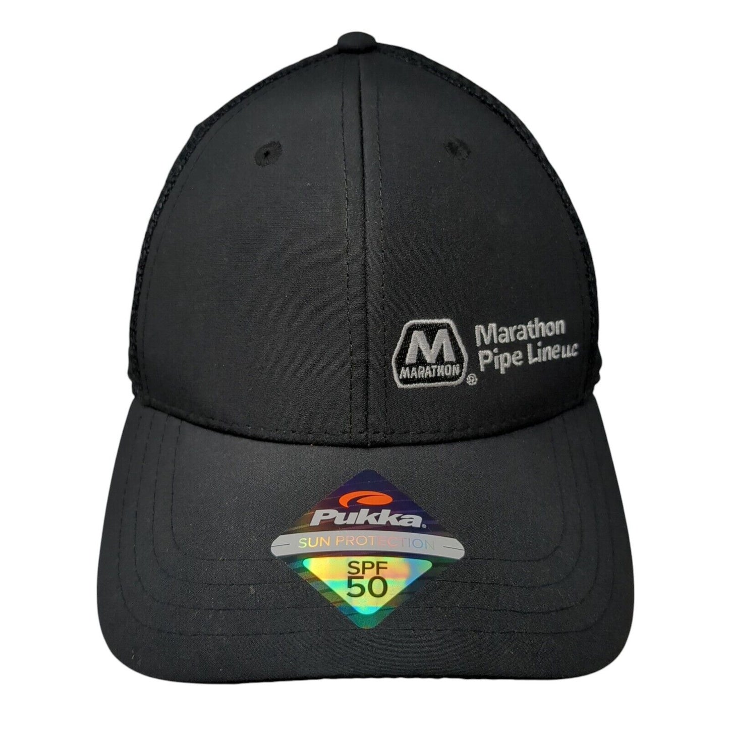 Marathon Pipe Line LLC Snapback Trucker Hat Black OS Adjustable Mesh Back W/Tags