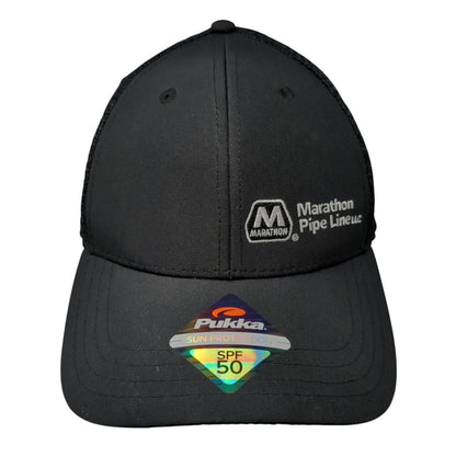 Marathon Pipe Line LLC Snapback Trucker Hat Black OS Adjustable Mesh Back W/Tags
