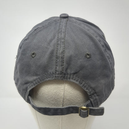 Rusty Horse Tavern Logo Slideback Hat Gray One Size Embroidered Outdoor