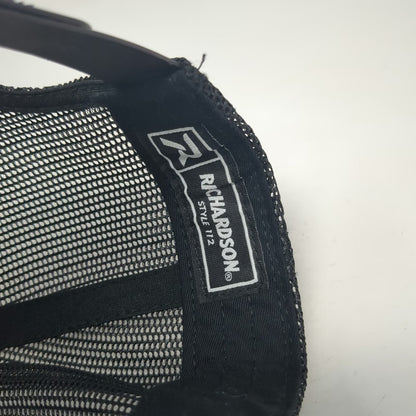 Richardson Trucker Hat Gray One Size Snapback Mesh Armadillo Premier Builder