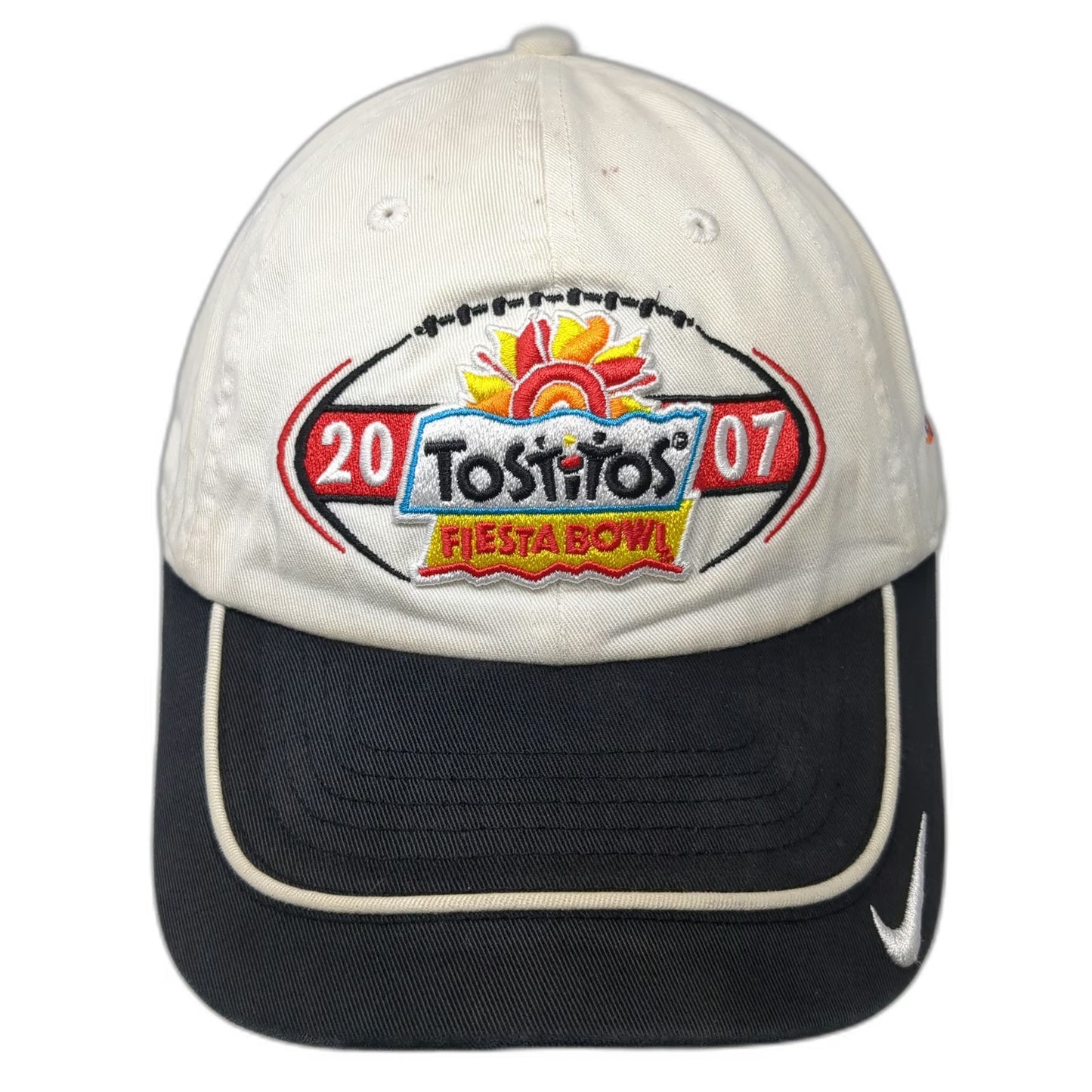 Nike Boise State Broncos NCAA Fiesta Bowl 2007 Cap White Black One Size BCS Hat