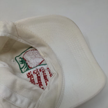 Florida Strawberry Growers Association Slideback Hat Cream Embroidered BIG X
