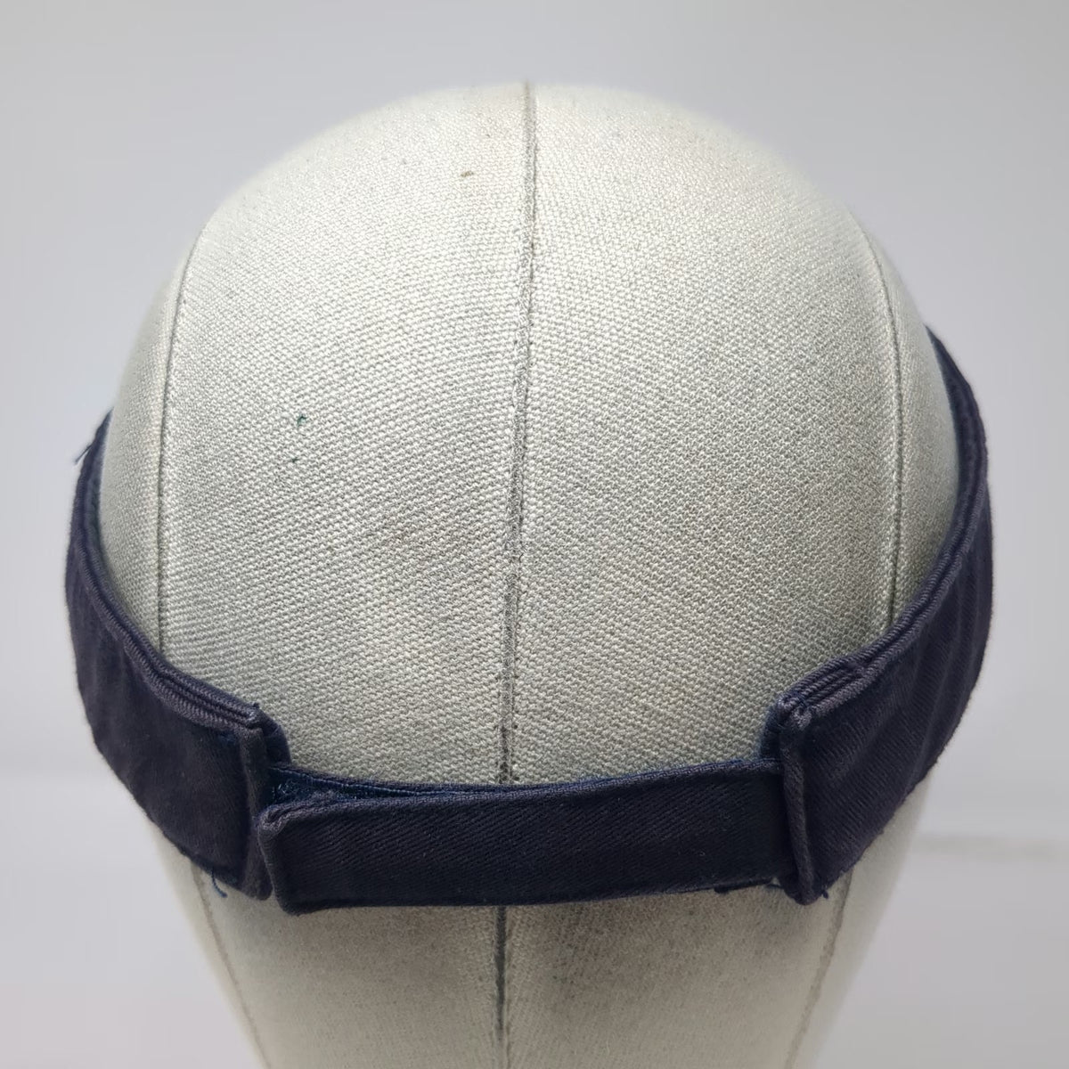 Eddie Bauer Visor Blue One Size Logo American Flag Strapback Cotton Hat Outdoors