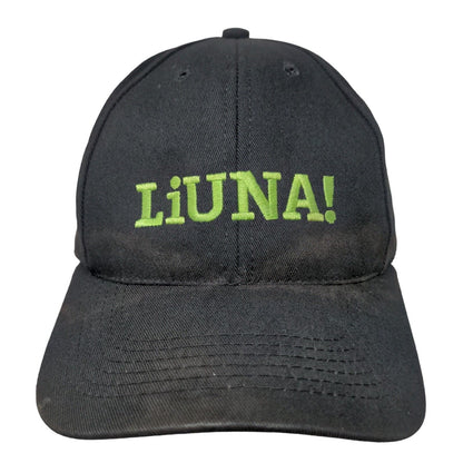 Liuna! Local 120 Fitted Hat Black Large Embroidered USA Flag Patriotic 6 Panel